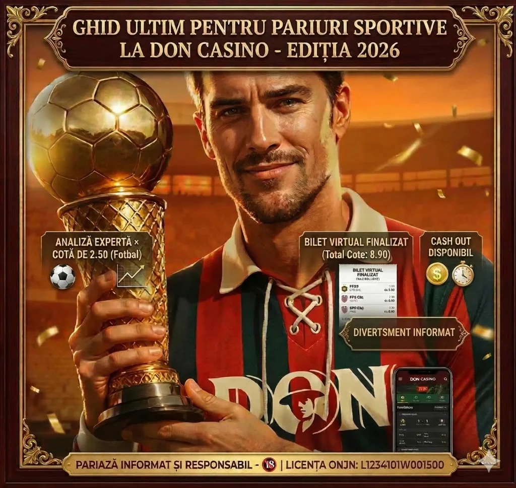 Don Cazino pariuri sportive Romania