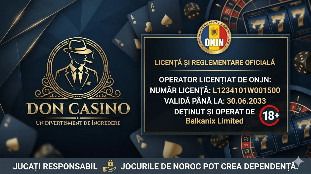 licenta ONJN Donro RO casino romania