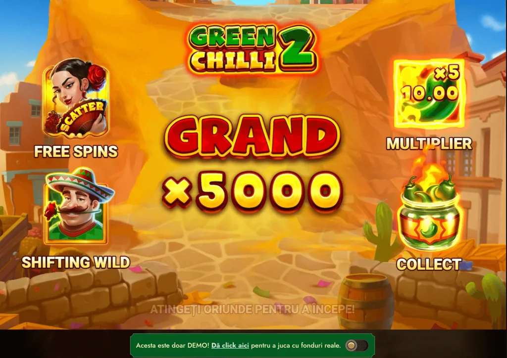 Green Chilli 2 pacanele demo gratis la Cazino DonRo