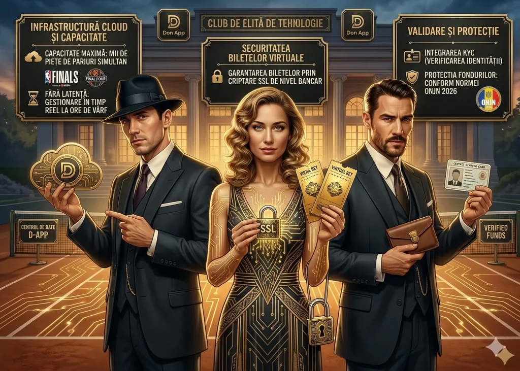 securitatea pariurilor virtuale la baschet de la Cazino Don Casino Ro