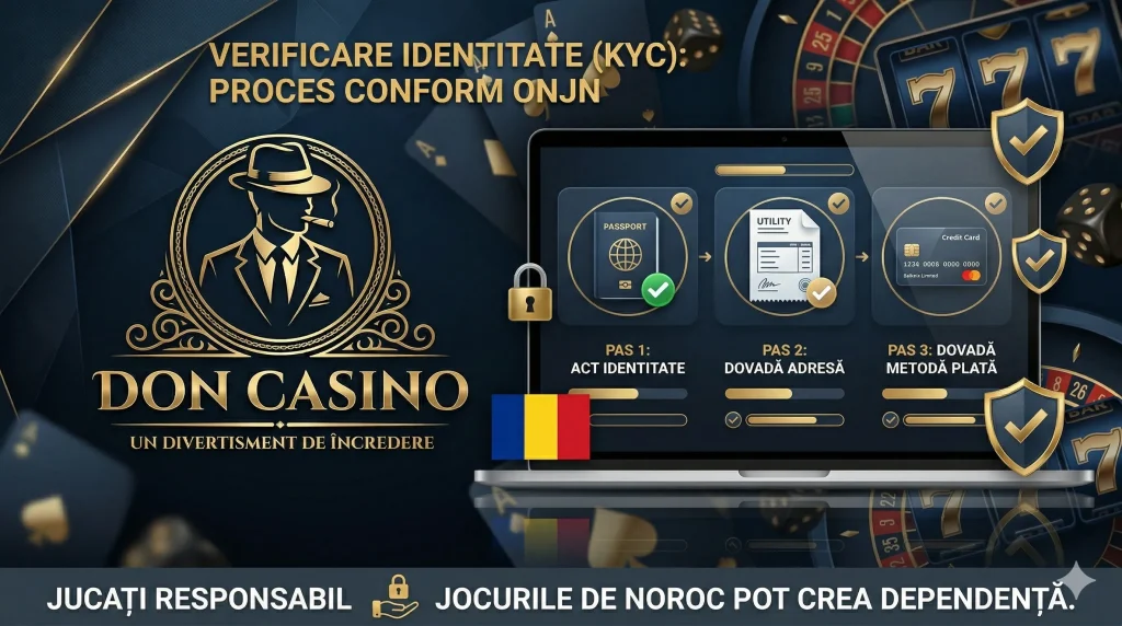 verificarea KYC la Don Cazino