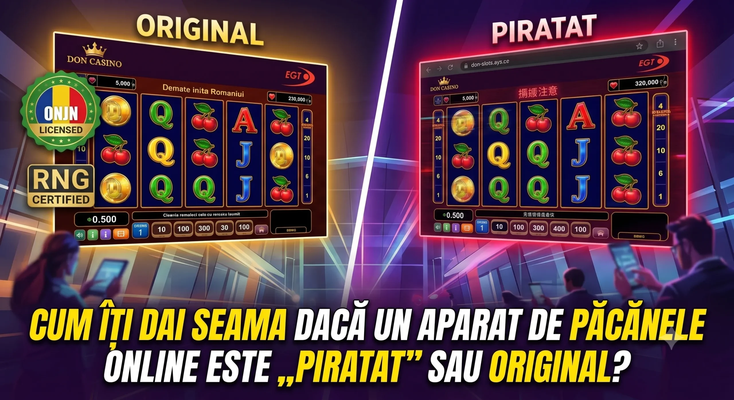 Cum verifici dacă un slot online este original sau măsluit