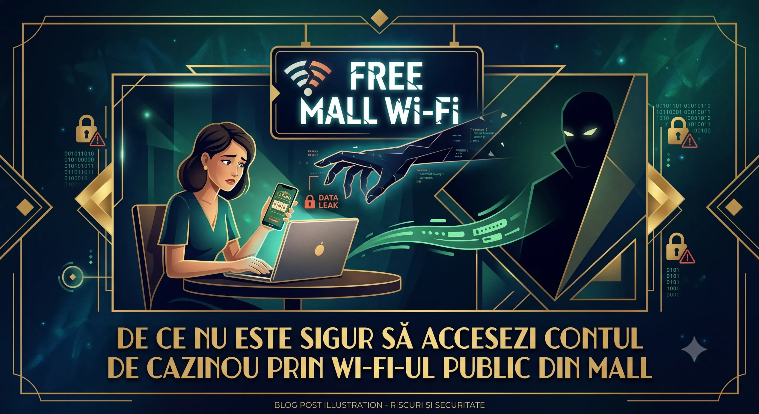De ce nu este sigur să accesezi contul de cazinou prin Wi-Fi-ul public din mall