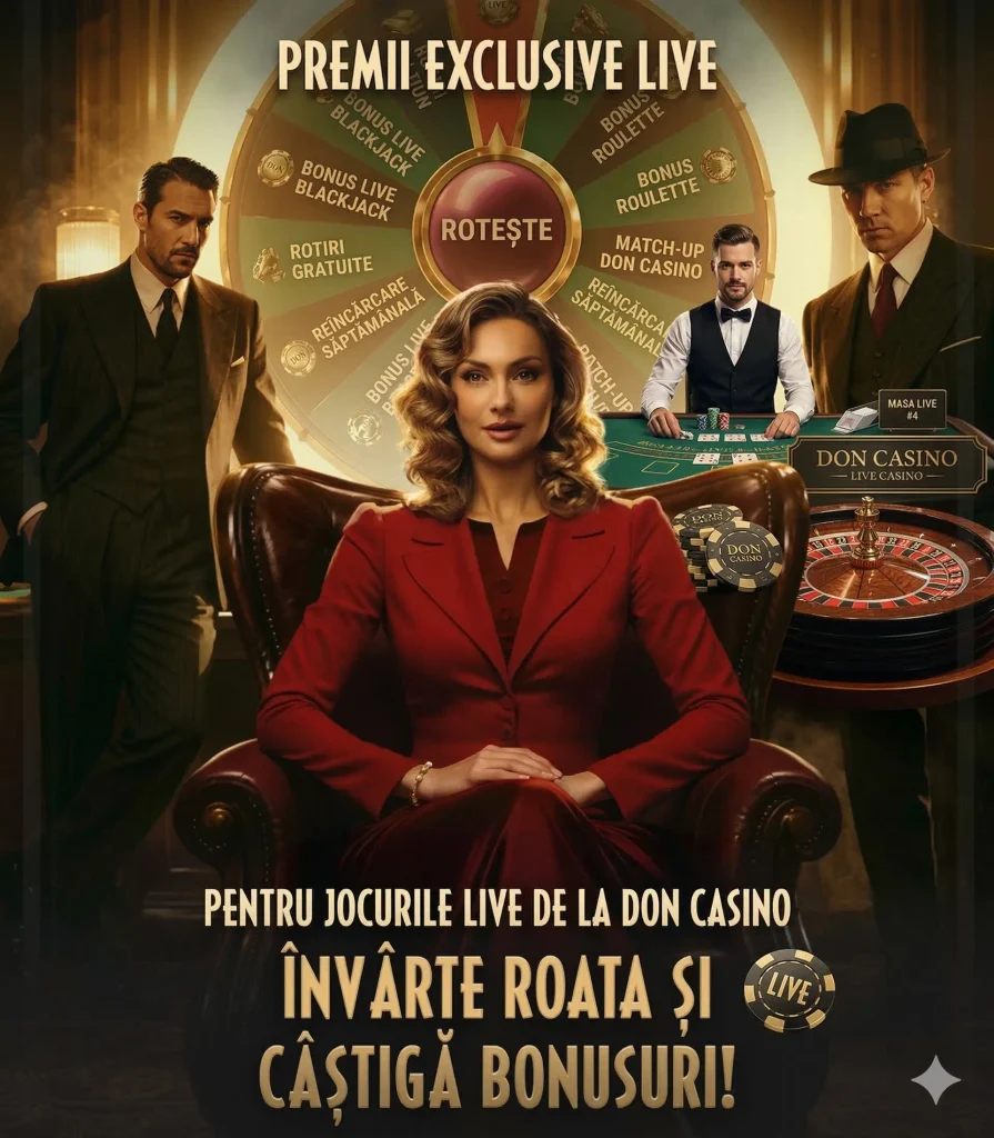 bonusuri si premii live la DonRO Romania